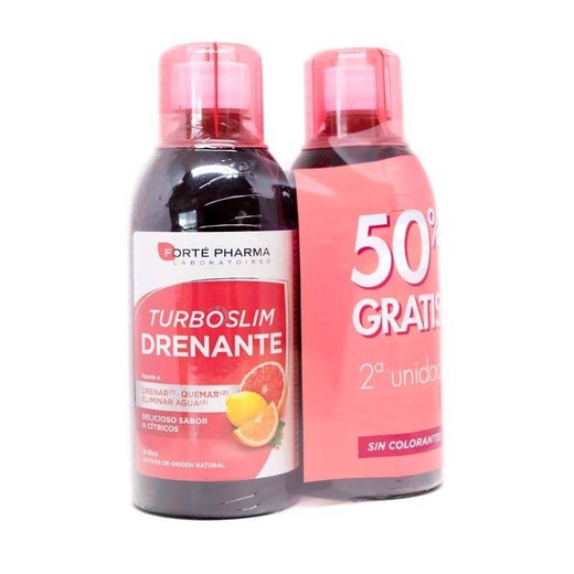 Turboslim Drenante Pack Cítrico 2 x 500 ml Farmacia Núria Pau