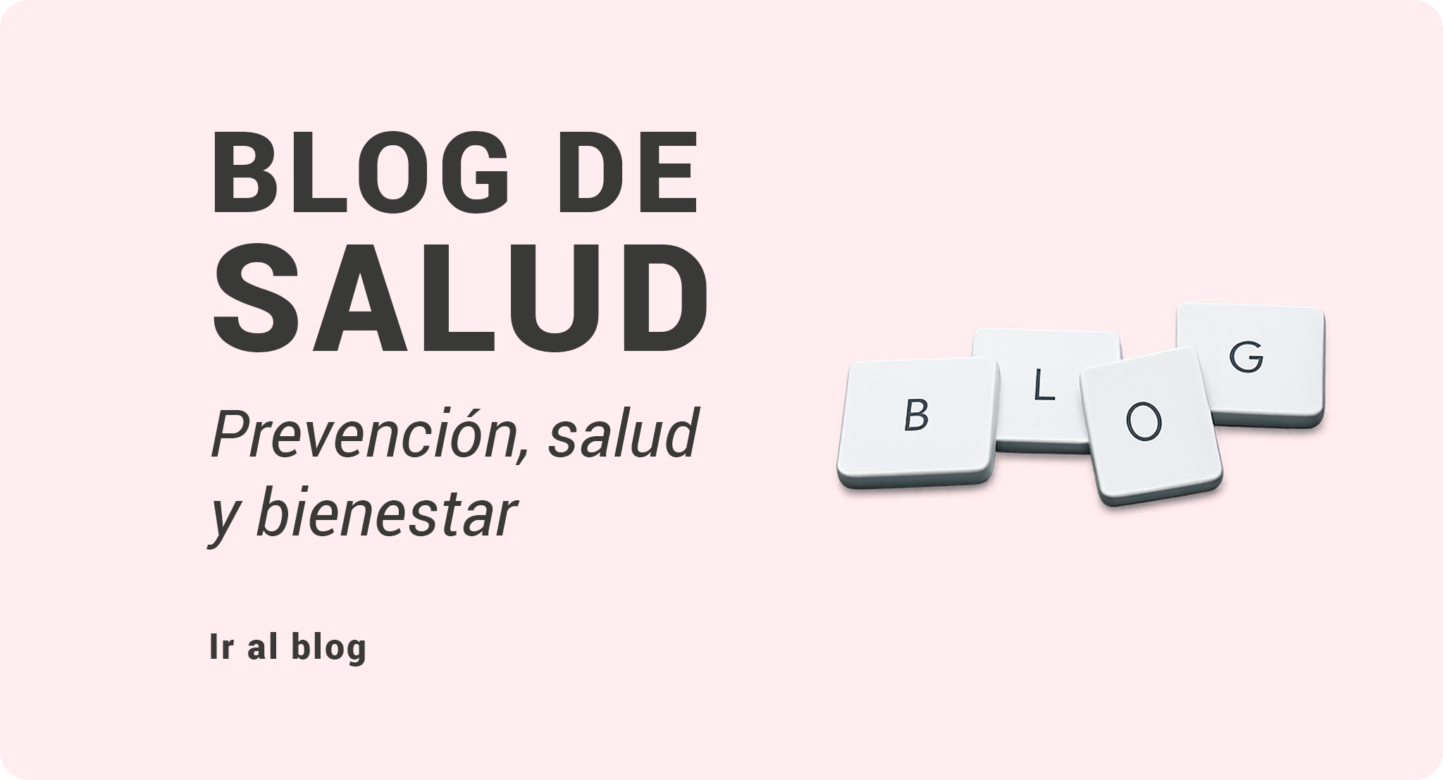 Visita nuestro blog de salud con consejos farmacéuticos, bienestar, prevención y actualidad para mejorar tu calidad de vida.