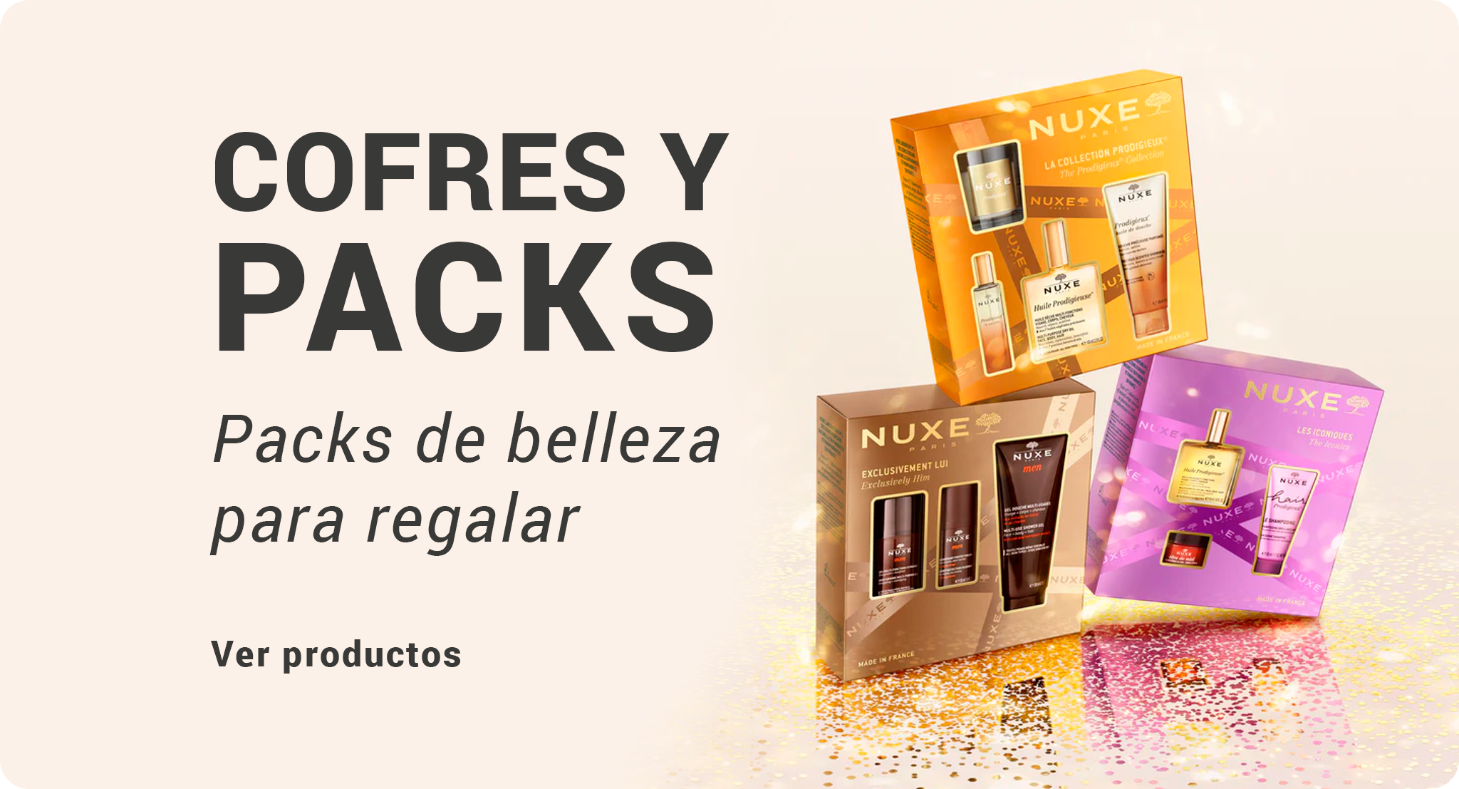 Encuentra packs y cofres de regalo con productos de farmacia, dermocosmética y bienestar para sorprender y cuidar a quienes más quieres.