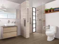 Barras y asideras en el baño