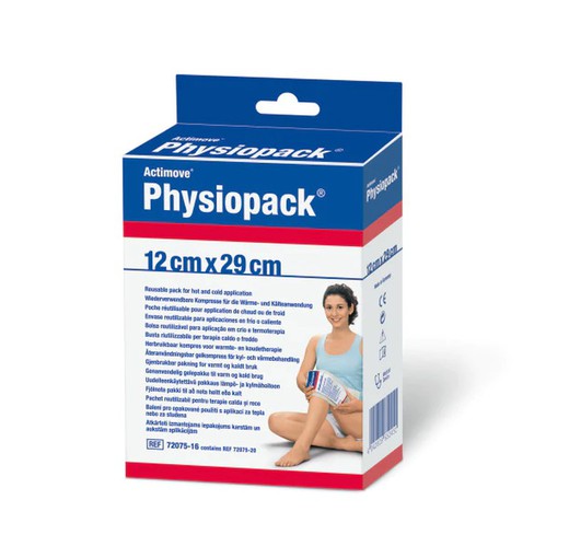Saco terapêutico reutilizável Actimove Physiopack Pacote quente/frio/frio 12 x 29 cm