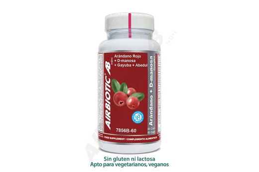 Airbiotic AB Cranberry + Complexo D Manose 60 Cápsulas