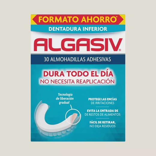 Algasiv Inferior Adhesive Pads For Dentures