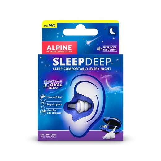 Alpine SleepDeep 2 Sleeping Plugs M/L