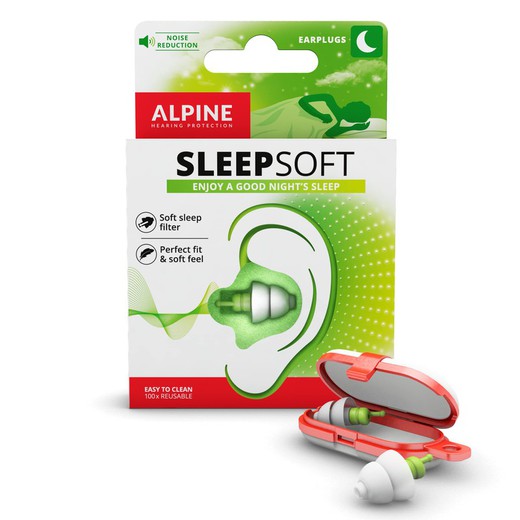 Tampões para os ouvidos Alpine SleepSoft 2