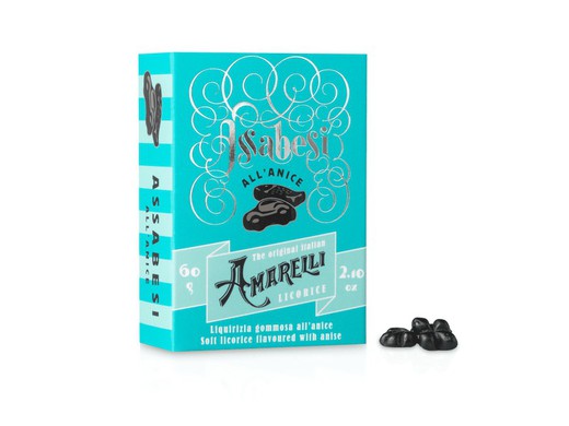 Amarelli Assabesi Gummies Réglisse à l'Anis 60g