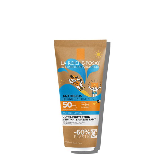 La Roche-Posay Anthelios Dermo-Pediatrics Loción Wet Skin SPF50+ Ultra Protección 200 ml