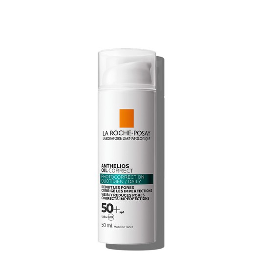 La Roche-Posay Anthelios Oil Correct FPS50+ Fotocorreção diária para pele oleosa 50 ml