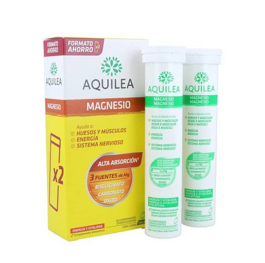 Aquilea Magnesium Energy and Vitality 28 Effervescent Tablets