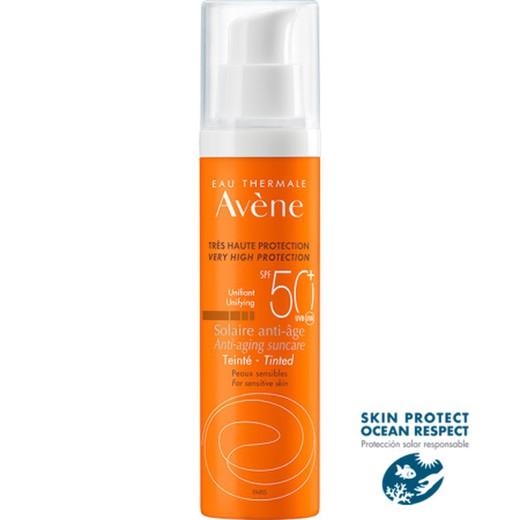 Avene Cuidado Antienvelhecimento SPF50+ Com Cor 50ml