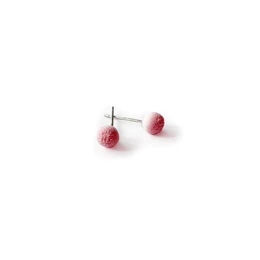 BC Labs Hypoallergenic Pink Stone Earrings