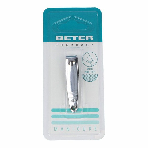 Beter Manicure Nail Clipper with Chrome File