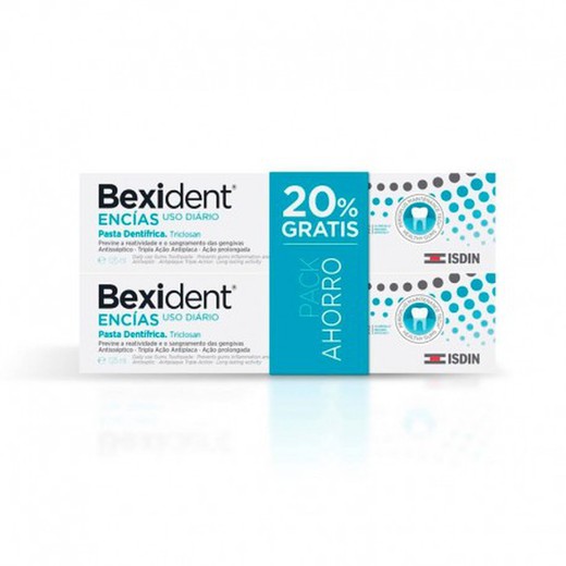 Bexident Gums Dentifrice Quotidien Pack 2 x 125 ml