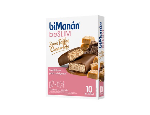 Bimanan BeSlim Barres Saveur Caramel 8 U