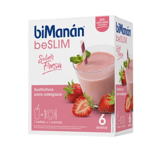Bimanan BeSlim Shake Strawberry Flavor 6 U