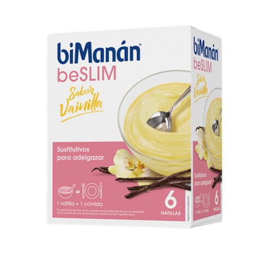 Bimanan BeSlim Creme Sabor Baunilha 6 U