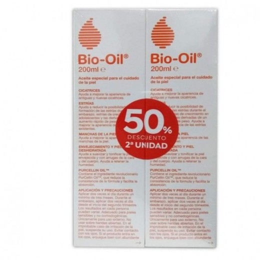 Lot de 2 huiles de soin pour la peau Bio‑Oil 200 ml
