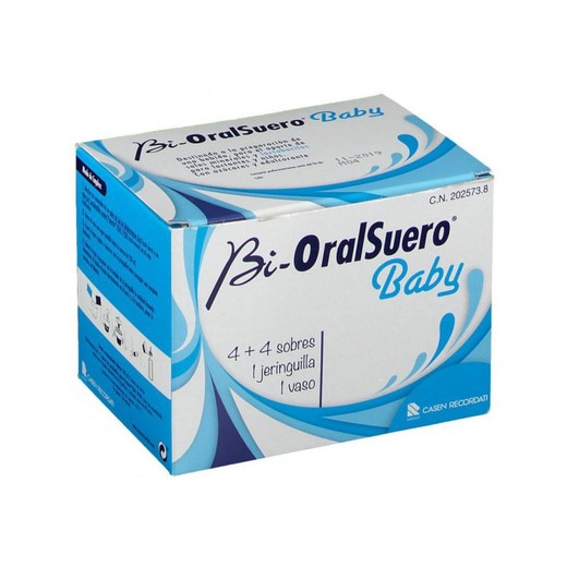 Bioralserum Baby sabor neutro 4 envelopes