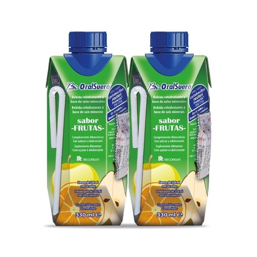 Soro Bi-OralBrick Sabor Fruta 3 x 200 ml