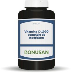 Bonusan Vitamina C-1000 Complejo de Ascorbatos 200 Tabletas