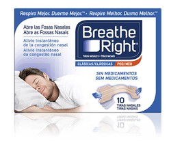 Breathe Right Tiras Nasales 10 Tiras