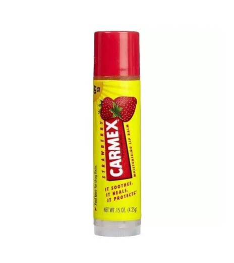 Carmex Baume à Lèvres Hydratant Stick SPF15 Fraise 4,25 g