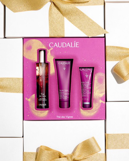 Caudalie Coffret Noël Thé des Vignes Trio Parfumé