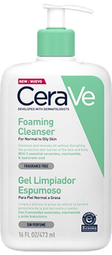 CeraVe Gel Limpiador Espumoso