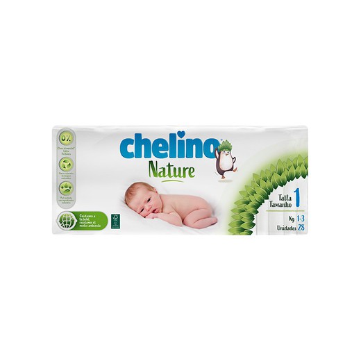 Chelino Pañal Infantil Nature T - 1 28 U