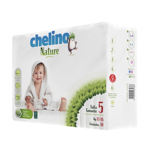 Chelino Pañal Infantil Nature T - 5 30 U