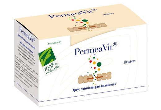 PermeaVit cem por cento natural 30 sachês