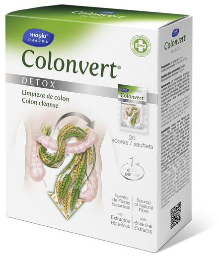 Colonvert Mayla Pharma Limpeza do cólon 20 bastões