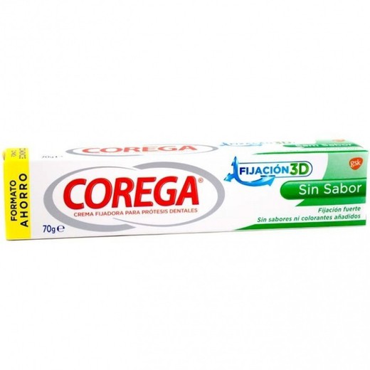 Corega Crema Extra Fuerte Sin Sabor Prótesis 70 g