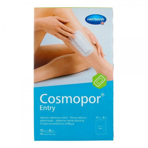 Cosmopor Entry Pansement Stérile 15 cm x 8 cm 10u