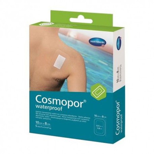 Cosmopor Pansement Adhésif Imperméable 10 cm x 8 cm 5u