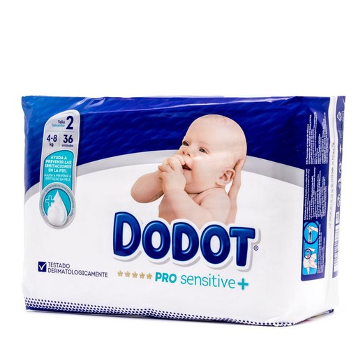 Fralda infantil Dodot Pro Sensitive T-2, 4-8kg