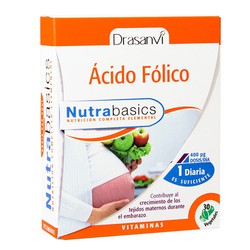 Drasanvi Nutrabasicos Acido Folico 30 Capsulas