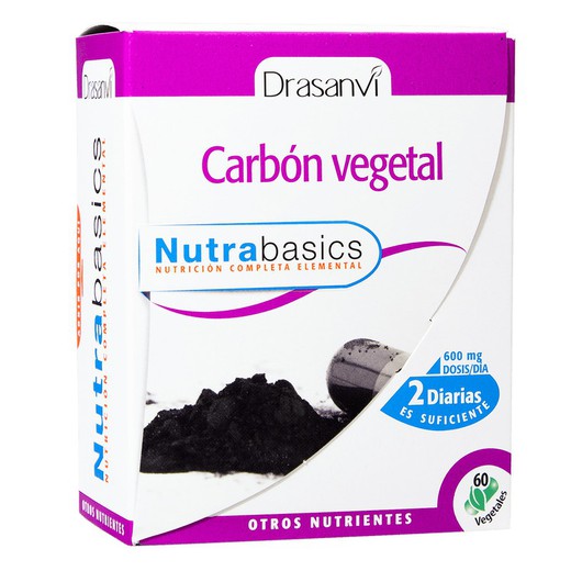 Drasanvi Nutrabasicos Vegetable Charcoal 60 Capsules