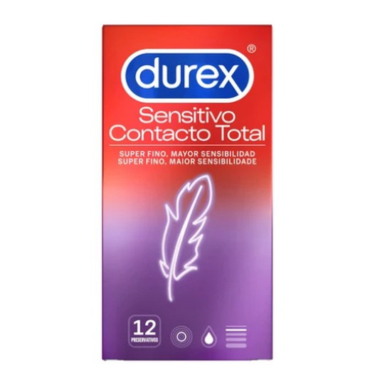 Durex Preservativos Contacto Total Sensitivo 12 Unidades