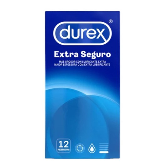 Durex Extra Seguro Easy On Preservativos 12 U
