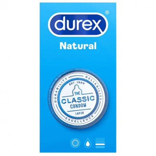 Durex Natural Plus Easy On Condoms 6 U
