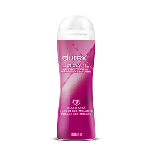 Durex Play Massagem Lubrificante Guaraná 200 ML