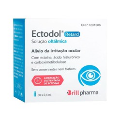 Solução oftálmica Ectodol Retard 30 x 0,4 ml