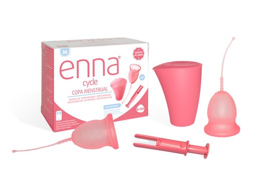 Enna Cycle Original Menstrual Cup With Applicator