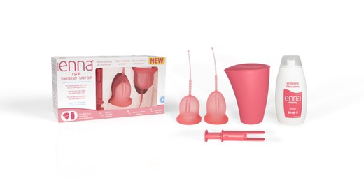 Enna Cycle Starter Kit Easy Cup Menstrual Cup Size S