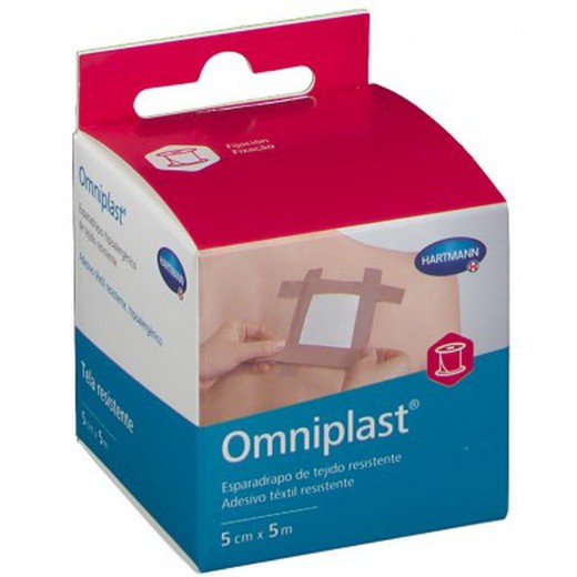 Omniplast Hypoallergenic Adhesive Tape Resistant Fabric 5m x 5cm
