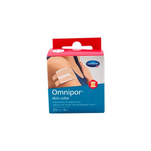 Omnipor Skin Color Pansement Hypoallergénique 2,5 cm x 5 m