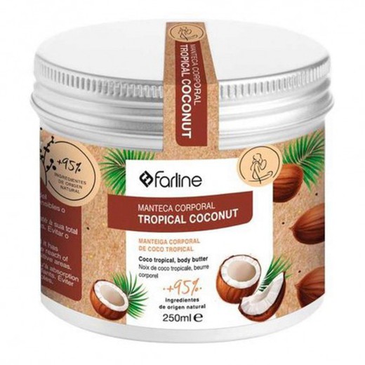 Farline Manteca Corporal Tropical Cocconut 250 ml