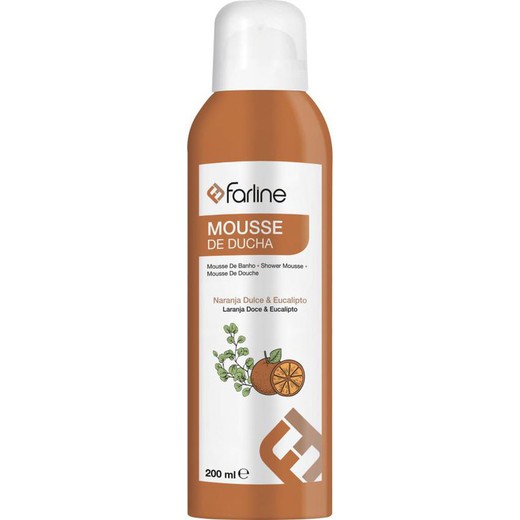 Farline Mousse de Ducha Naranja Dulce y Eucalipto 200 ml