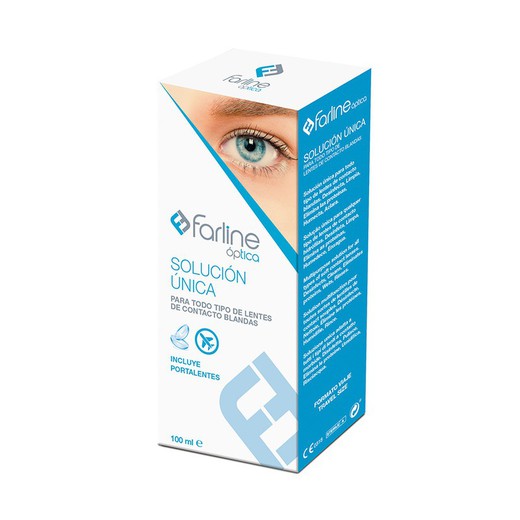 Lentes de contato Farline Optica Unique Solution 360ml